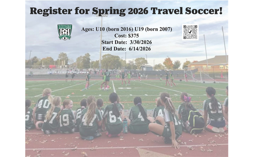 Register for Travel Soccer!